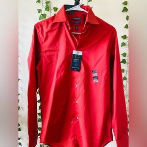 MADISON dress shirt in burnt orange